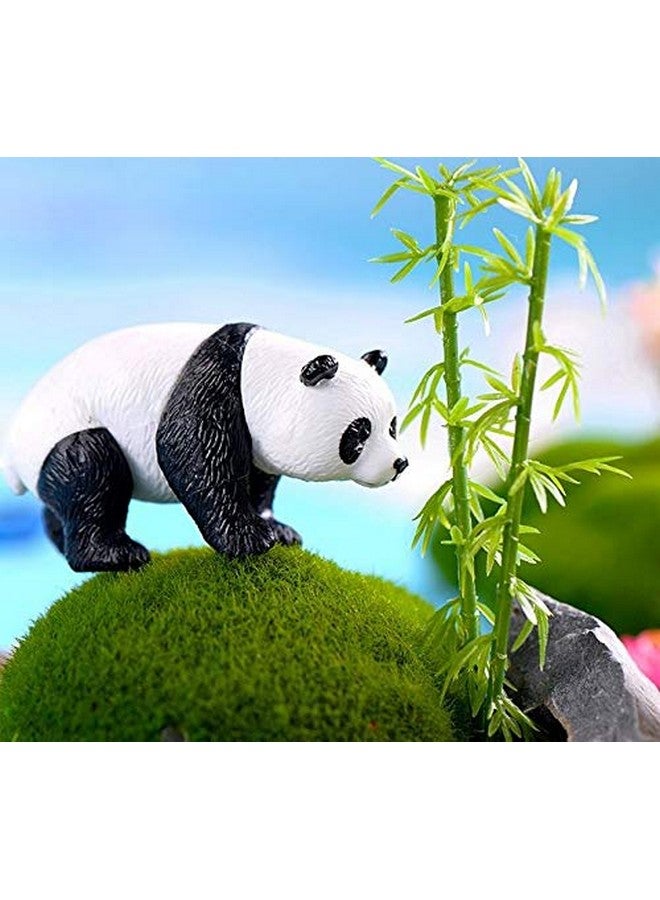 RainSound Polyvinyl Chloride PVC Panda Animal 3D Keychain (Pack of 4), Black - Image 3