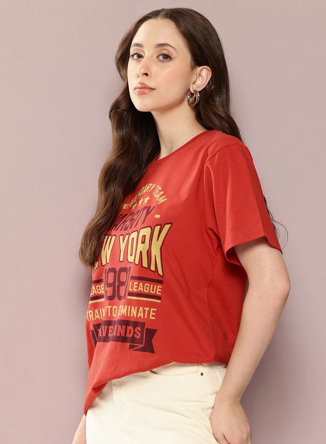 Dillinger Women Oversized Crew Neck T-Shirt - Image 1