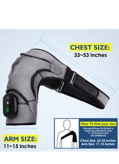 MissTiara Heating massage shoulder pad, physical therapy massager, intelligent wireless adjustable temperature  - Image 4