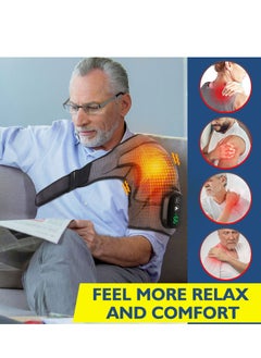 MissTiara Heating massage shoulder pad, physical therapy massager, intelligent wireless adjustable temperature  - Image 3