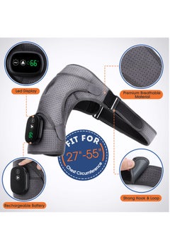 MissTiara Heating massage shoulder pad, physical therapy massager, intelligent wireless adjustable temperature  - Image 2