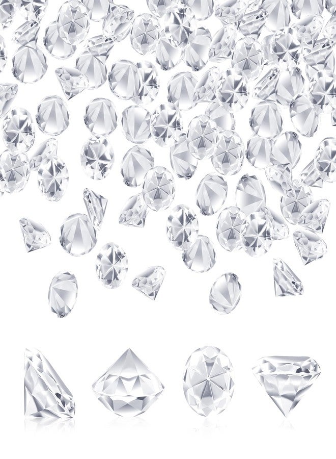 SUREAM 4500PCS Clear Ice Rocks for Vase Filler, 6mm/0.24Inch Acrylic Diamonds Gems, No Holes Faux Acrylic Treasure Crystals for Art Crafts, Wedding Table Scatter, Birthday Party Decoration - Image 1