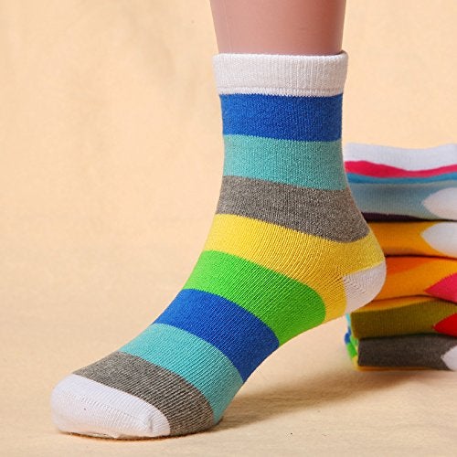 FOOTPRINTS Baby Boys' Organic Cotton Socks | Multicolour | Anti-Bacterial & Soft | Pack of 5 Pairs (3–5 Years) - Image 3