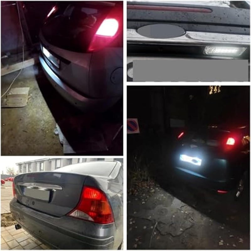 DEMULAX 2Pcs White License Plate Light for Ford Focus MK1 - Image 2