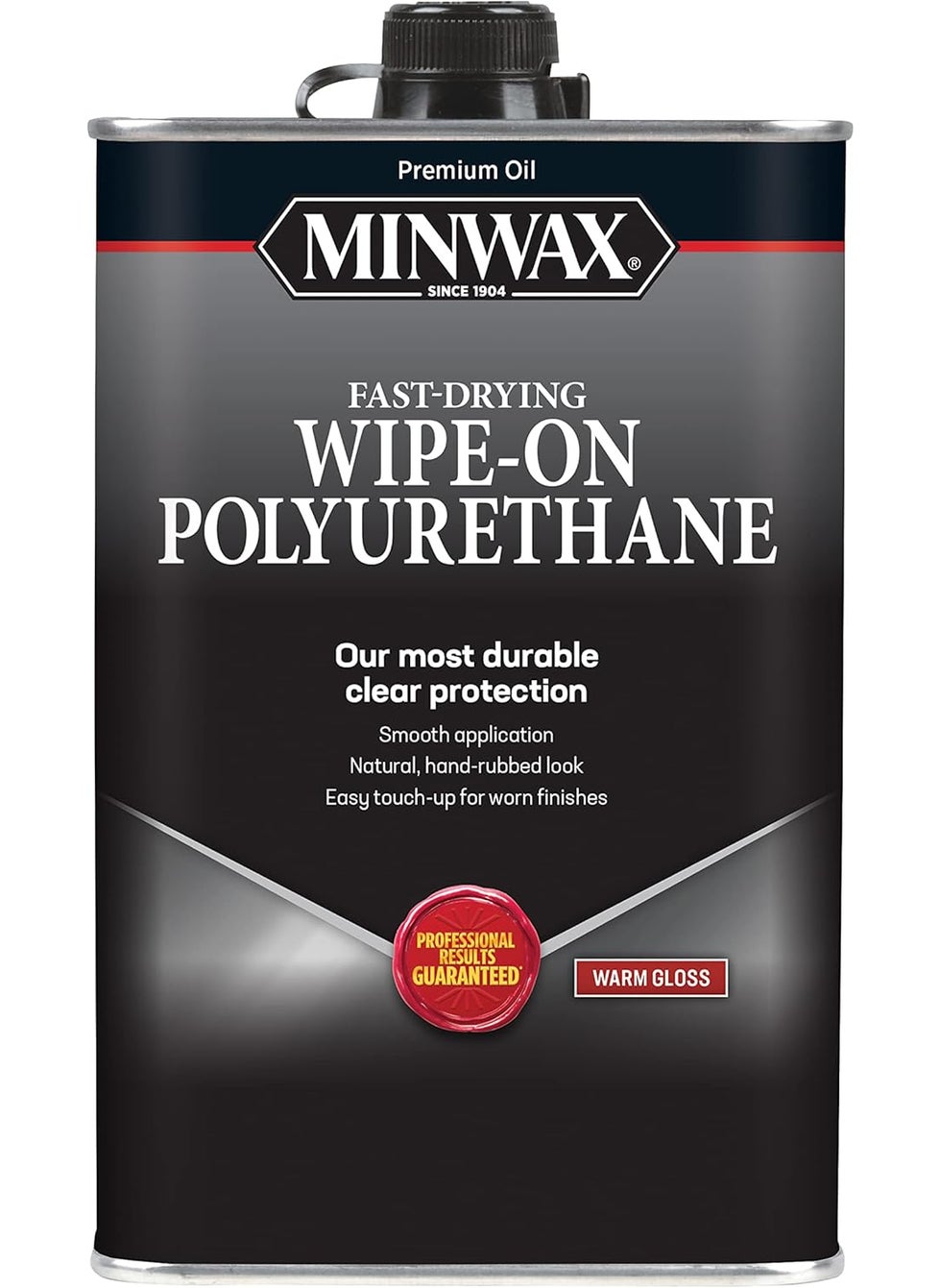 Minwax qt Minwax 60900 Clear WipeOn Poly OilBased Polyurethane Finish Warm Gloss  - Image 1