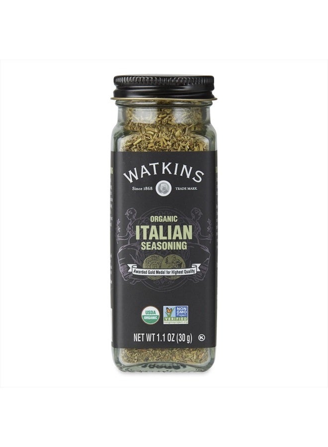 Watkins Gourmet Organic Spice Jar, Italian Seasoning, 1.1 Oz - Image 1
