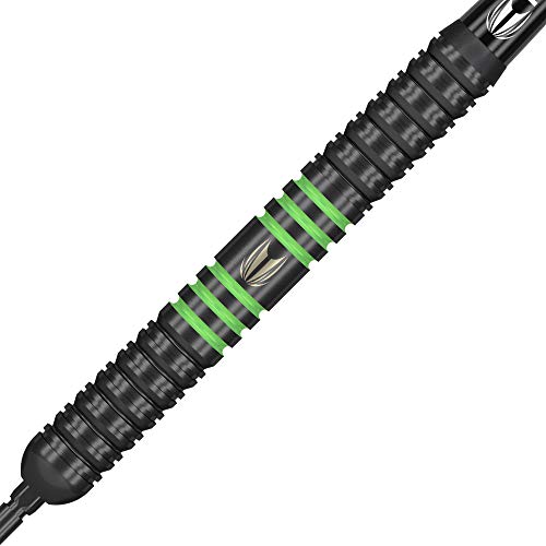 Target Darts Vapor 8 Black Green 22G 80% Tungsten Swiss Point Steel Tip Darts Set, Green/Black - Image 2