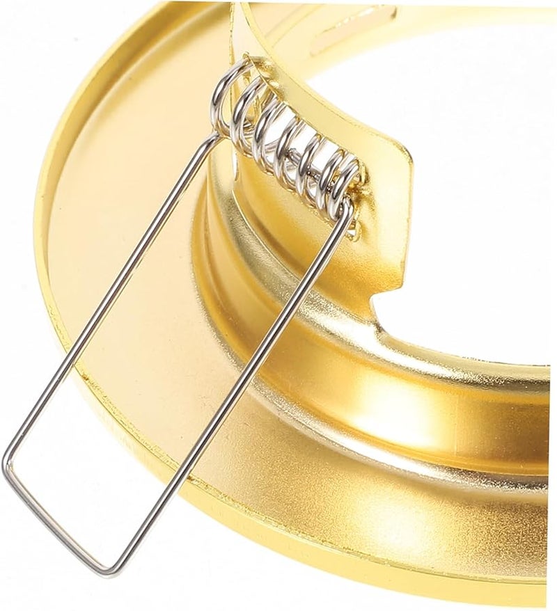 غلاف إضاءة مدمج ذو إطار حديدي ذهبي سهل التركيب لأي غرفة - Image 4