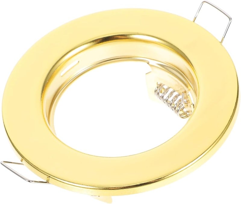 غلاف إضاءة مدمج ذو إطار حديدي ذهبي سهل التركيب لأي غرفة - Image 1