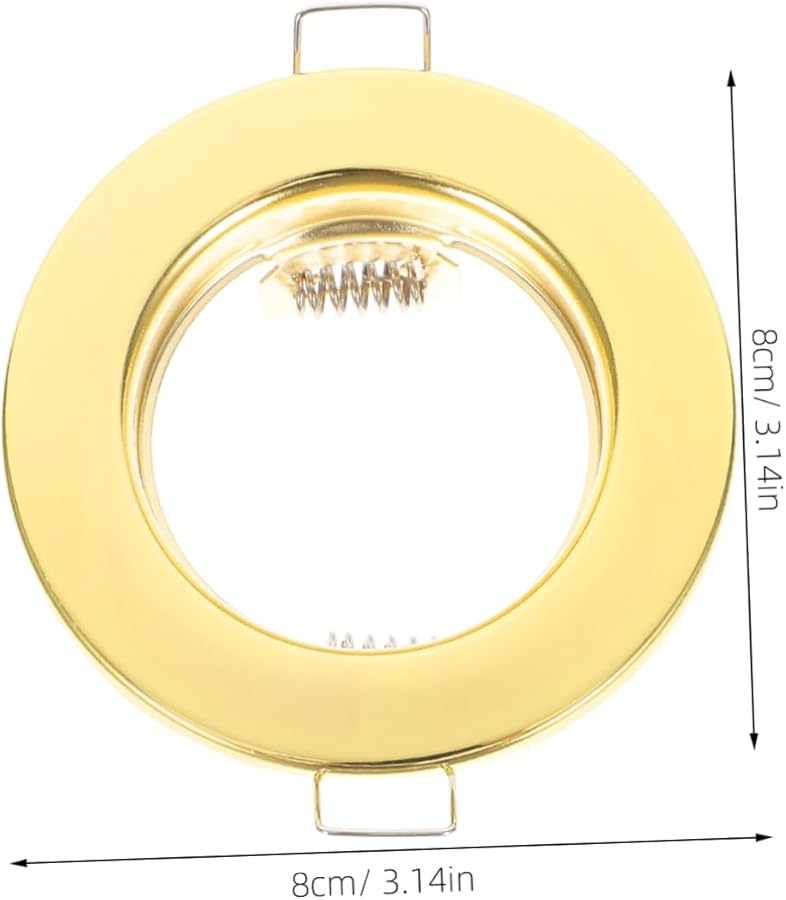 غلاف إضاءة مدمج ذو إطار حديدي ذهبي سهل التركيب لأي غرفة - Image 3