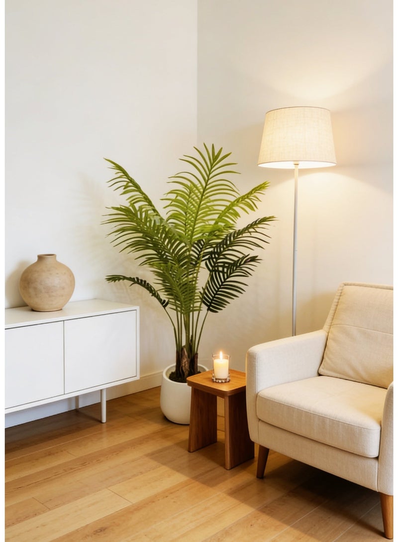 Artificial Palm Tree 4FT ，Large Faux Trees for Indoor,Fake Tropical Areca Floor Plant in Pot, for Modern Home Decor and Housewarming Gift - Image 3