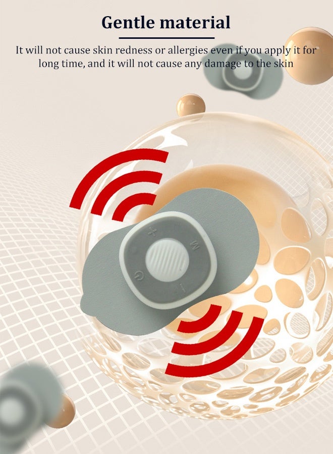 Mini Massager Shoulder, Neck, Lumbar and Full Body Massage Patch Smart Mini Patch Massager Pulse Vibration Meridian Acupoint Massager - Image 5