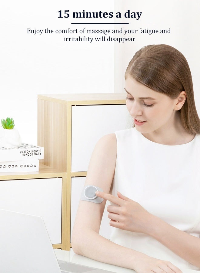 Mini Massager Shoulder, Neck, Lumbar and Full Body Massage Patch Smart Mini Patch Massager Pulse Vibration Meridian Acupoint Massager - Image 3