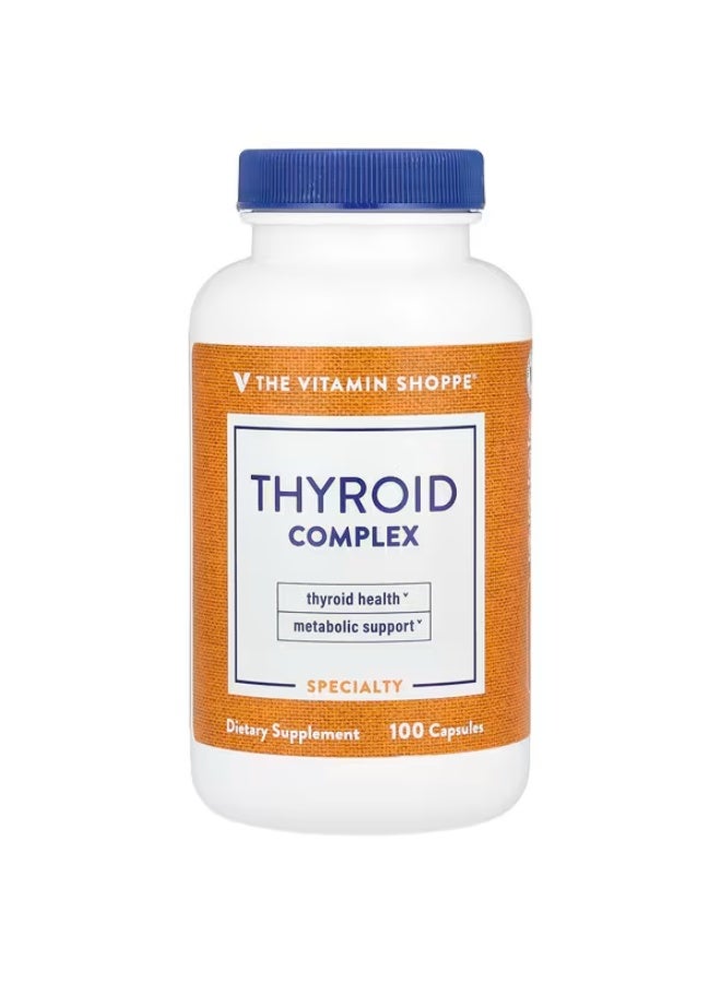 The Vitamin Shoppe, Thyroid Complex , 100 Capsule
