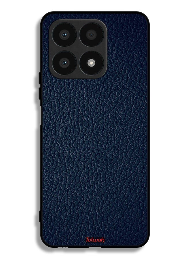 Tolwak غطاء حماية لهاتف هونر X8a بنمط جلد - Image 1