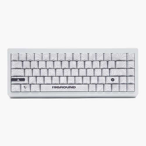 Higround Summit 2.0 SNOWSTONE 65% Mechanical USB Wired Gaming Keyboard, Dreamland Linear Switches, Programable RGB, Hot-Swappable, Deep Thock Creamy Sounding PC Keyboard - Image 5
