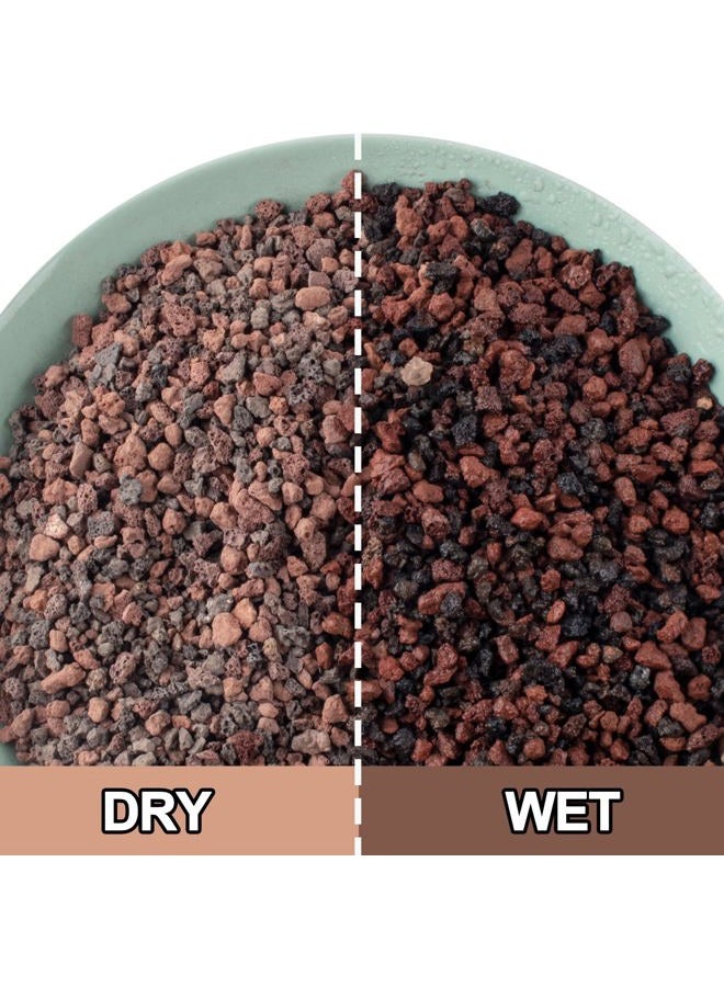 CJGQ 3lb Mix Lava Rocks for Plants - Horticultural Volcanic Rock Gravel for Landscaping, Succulents, Bonsai, Vase Fillers, Terrarium Plants, Top Dressing - Image 4