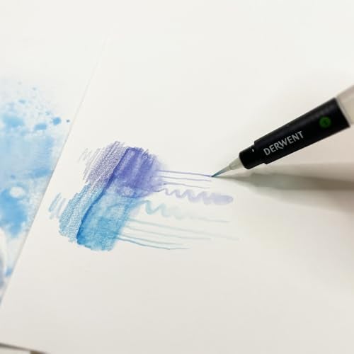 Derwent Fine Tip Waterbrush with Clear Water Barrel - Image 3