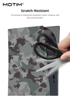 Motim PS5 Console Cover Plates for Disc Edition, Faceplate Hard Shockproof Anti-Scratch Playstation 5 Console Replacement Shell, Protective PS5 Shell with Fan Vents for PS5 Disc Edition  - Image 5