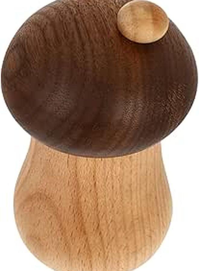 Mushroom Wooden Toothpick Dispenser Holder For Kitchen Home Restaurant Decor - Image 1