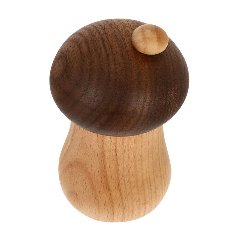 Mushroom Wooden Toothpick Dispenser Holder For Kitchen Home Restaurant Decor - Image 2