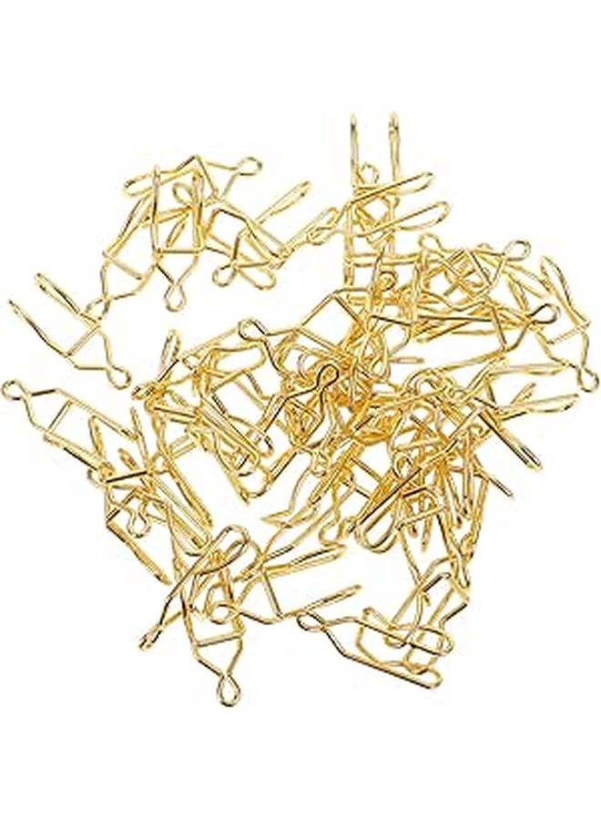 50Pcs Clasp Clips For Pocket Watch Chains Durable Smooth Finish Easy To Install - Image 1