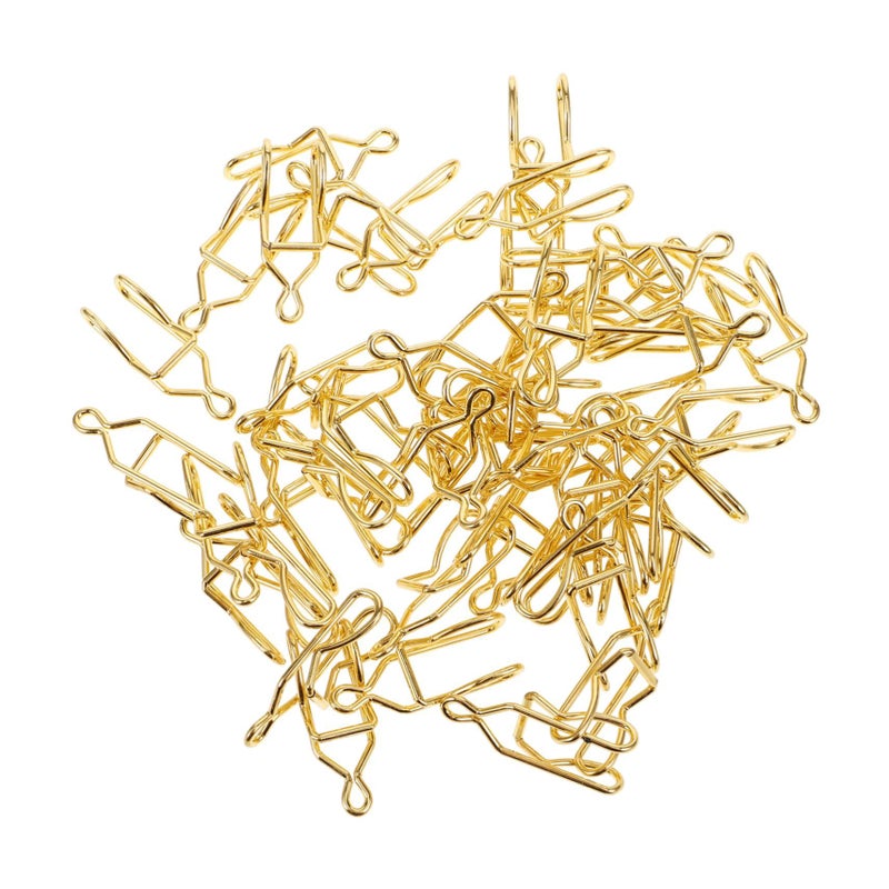 50Pcs Clasp Clips For Pocket Watch Chains Durable Smooth Finish Easy To Install - Image 2