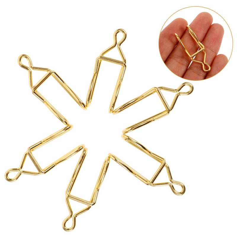 50Pcs Clasp Clips For Pocket Watch Chains Durable Smooth Finish Easy To Install - Image 4
