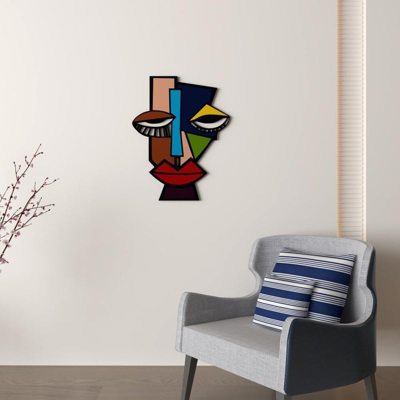 Marktna Abstract art wooden decorative sculpture - Image 1