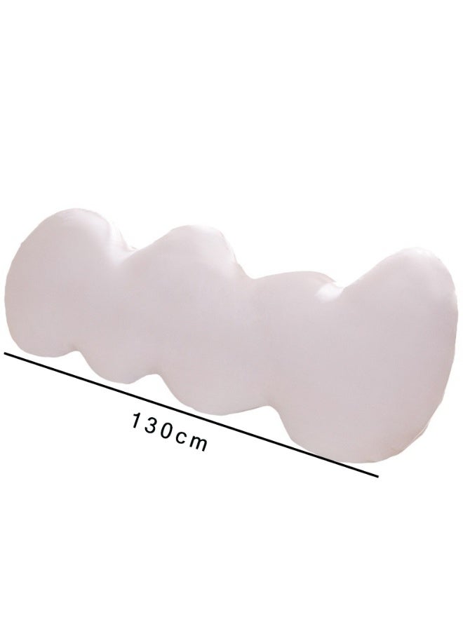 CityRiya-Long Full Body Pillows, Pregnancy Pillow for Sleeping, 130cm Maternity Pillows with Removable Cover, Cooling Long Bed Pillow, Memory Foam Hugging Body Pillow for Pregnancy Women (Grey) - Image 4