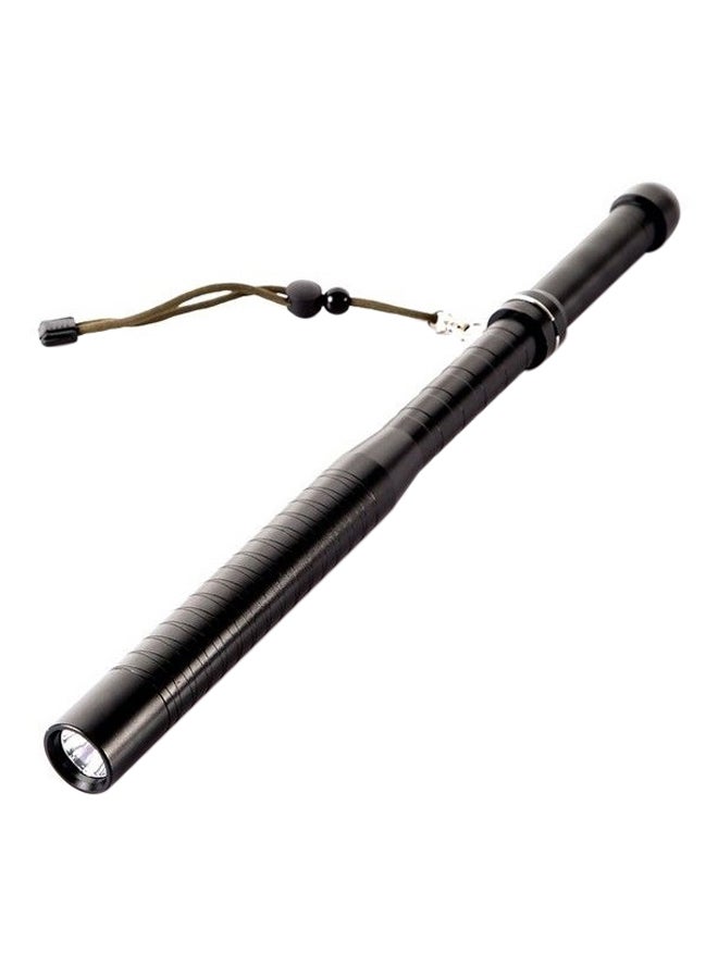 Self-Defence Camping Stick LED Flashlight Black - Image 1