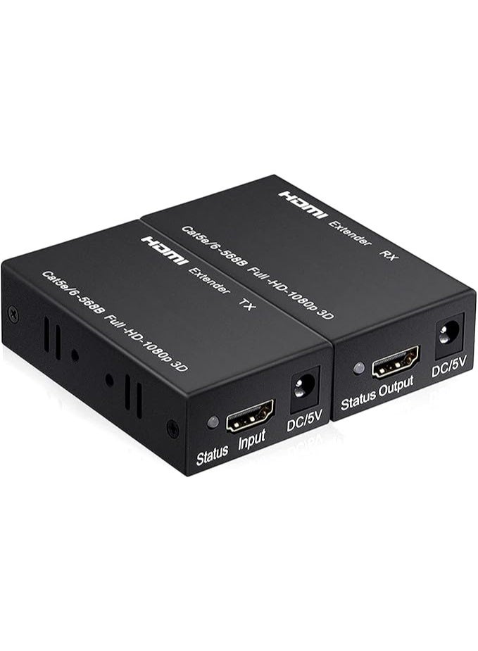 Terabyte 4K 60M HDMI Extender Transmitter Receiver Converter Over cat5/cat6 RJ45 LAN Network Ethernet Cable 60M 1080P PC to TV - Image 1