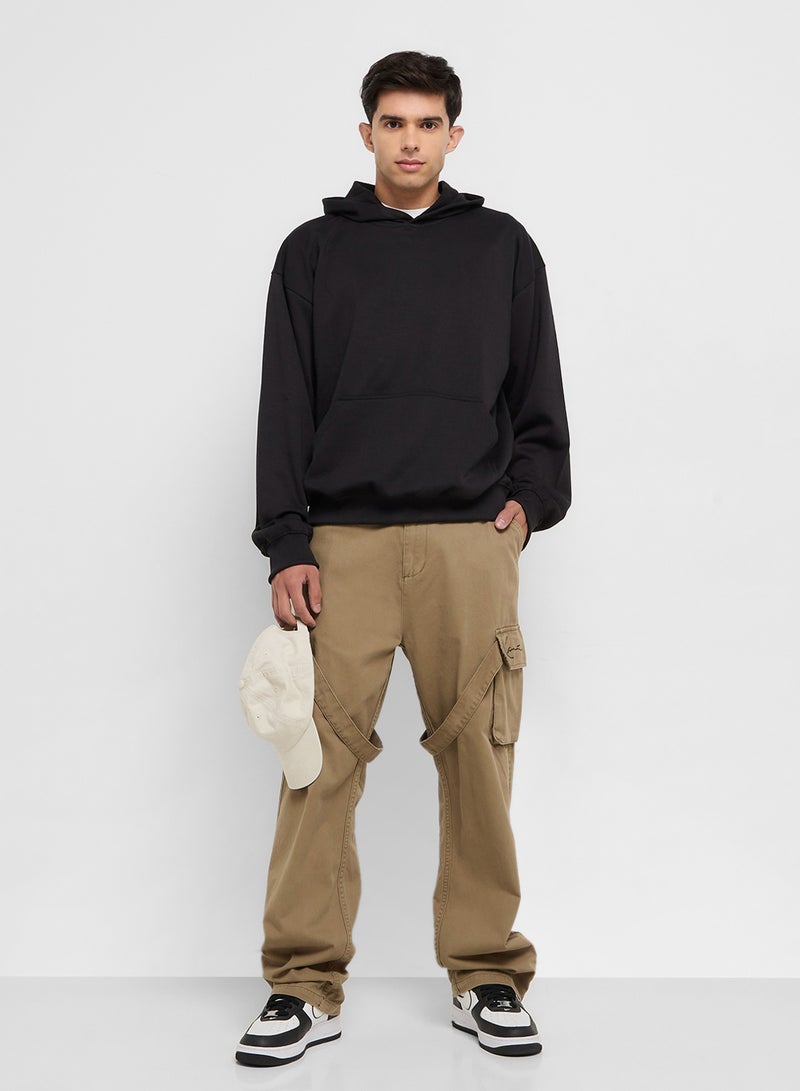 Seventy Five Oversized Basic Graphic Hoodie  - Image 4