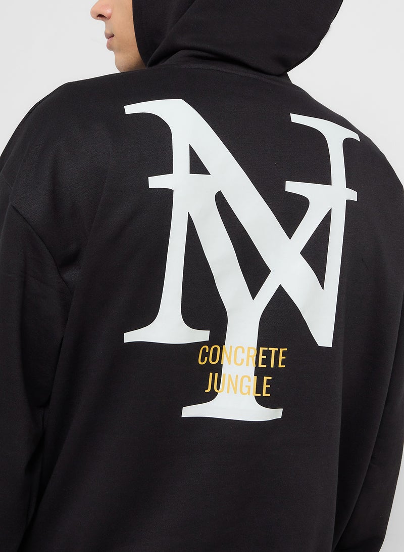 Seventy Five Oversized Basic Graphic Hoodie  - Image 3
