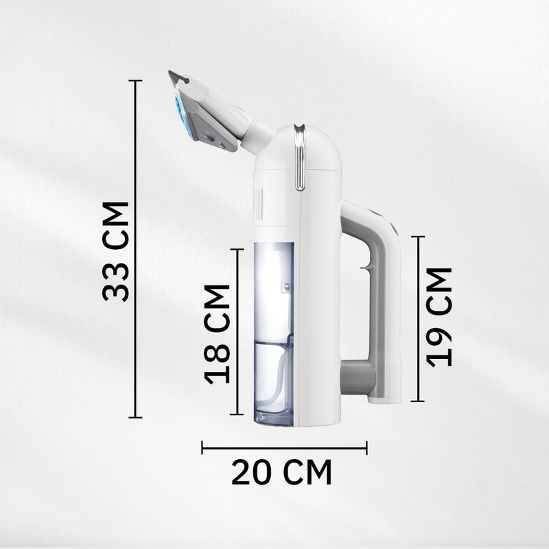 CMXA Dry & Clean Window Vacuum Cleaner Set with Handle, Window Cleaning Kit, Electric Window Cleaner - Image 2