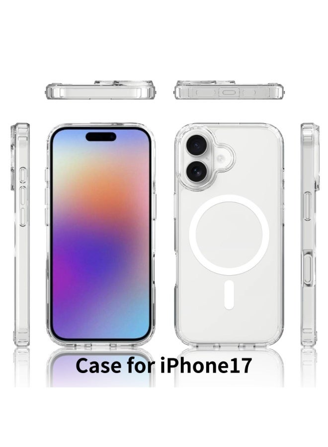 iPhone 17 Case Cover Clear Magsafe Non-Yellowing Case iPhone 17 Bumper Drop Protection Scratch-Resistant Cover For iPhone 17 - Image 2