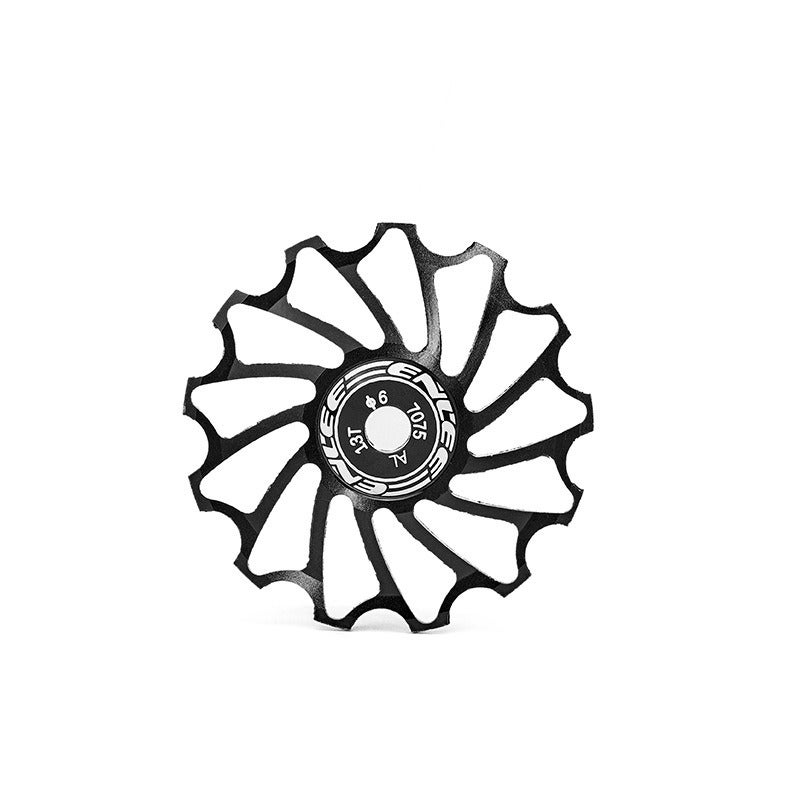 ENLEE Mountain Road Bike Rear Derailleur Pulley Wheel with Ceramic Bearings, 13T - Black