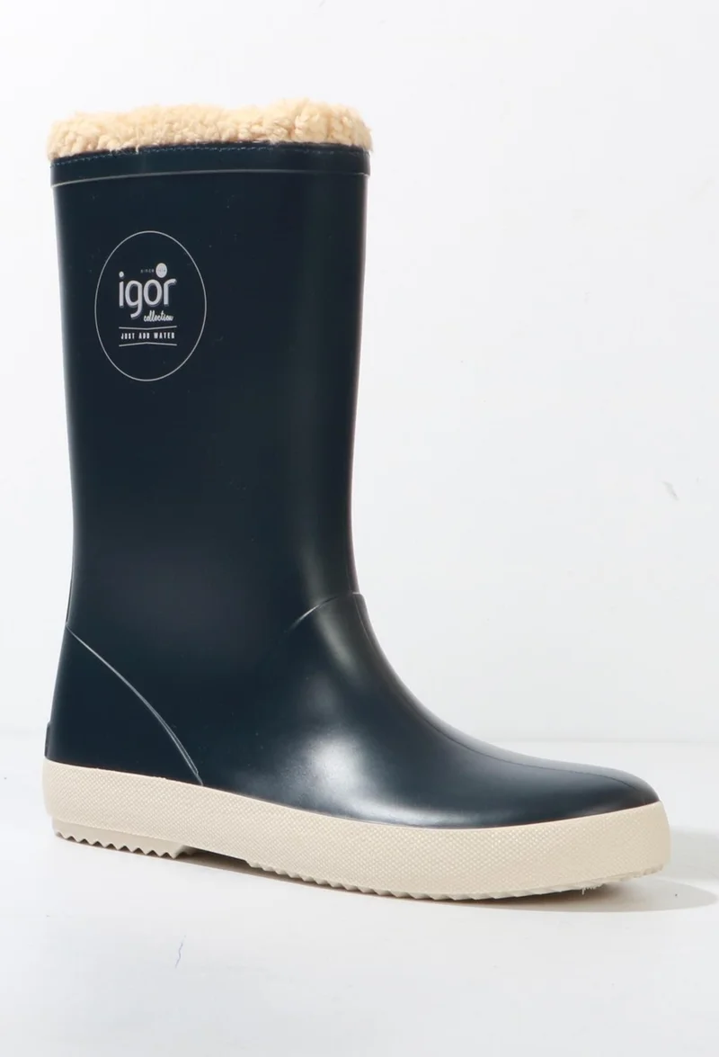 ايجور Waterproof Splash Nautico Navy Blue Children's Boots W10207