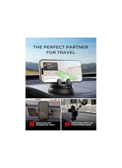 Lisen Car Phone Holder Mount Dashboard,360° Rotatable Dashboard Cell Phone Holder,Multifunctional Phone Mount for Car,Car Phone Mount iPhone Compatible with iPhone 15 Pro Max/14/13/12,Galaxy S23/22  - Image 2