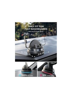 Lisen Car Phone Holder Mount Dashboard,360° Rotatable Dashboard Cell Phone Holder,Multifunctional Phone Mount for Car,Car Phone Mount iPhone Compatible with iPhone 15 Pro Max/14/13/12,Galaxy S23/22  - Image 5