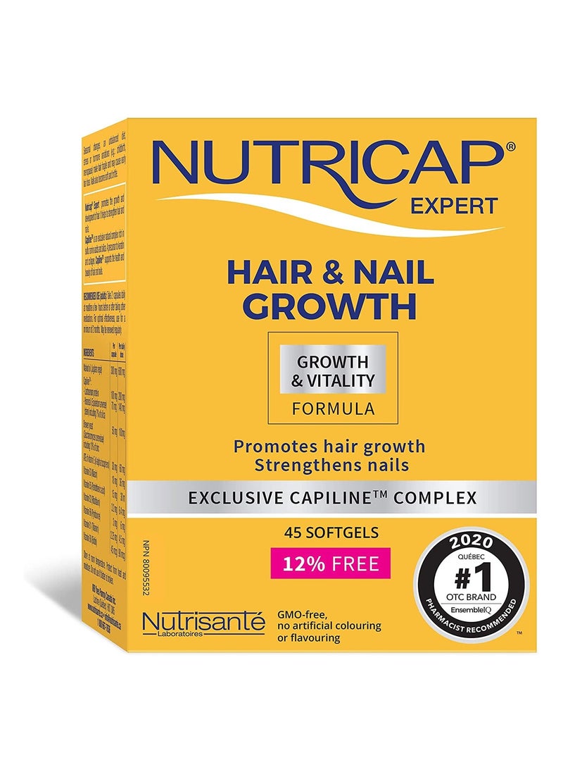 Nutricap Nutricap Expert, Nail and Hair Growth Supplement for Women 60 Capsules  - Image 1