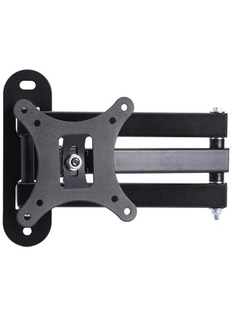 ELTRAZONE Telescopic TV Bracket, LCD LED TV PC Monitor Wall Mount Bracket, Folding Shelf Bracket, Adjustment Heavy Duty Corner Tilt Swivel Holder Shelves Support, TV Stand Rack Suitable for Size 10-27inch - Image 5