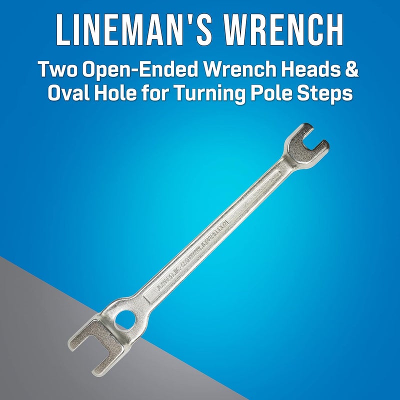 Jonard Tools JIC-650, Lineman's B Type Double Ended Wrench, 13" Length - Image 1