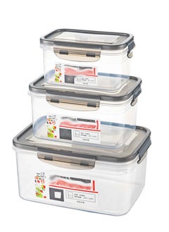 Food Storage Box Large Capacity 10,7,5, Liter Airtight Food Storage Box