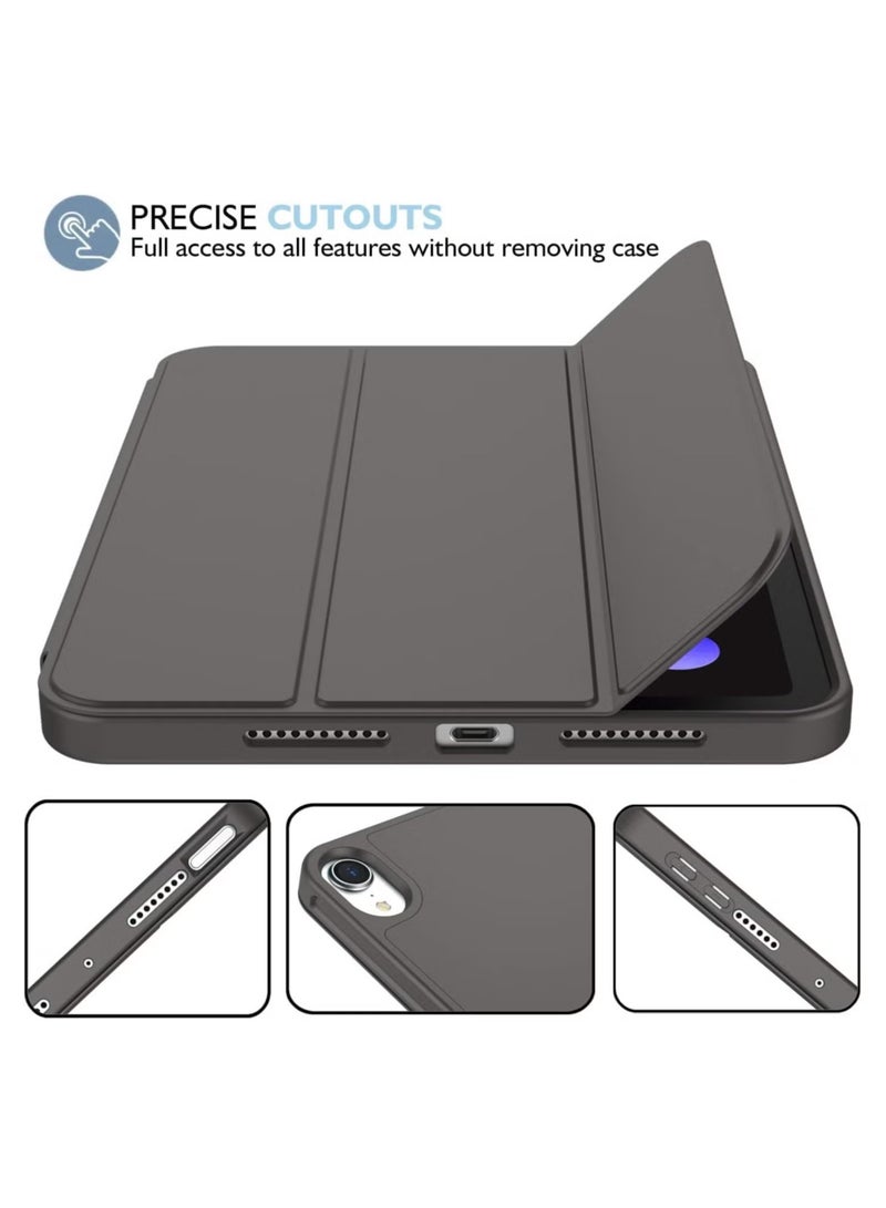 TIGER NEW Smart Case with Pencil Holder Compatible with iPad Mini 6, Trifold Stand Smart Case with Soft TPU Back, Auto Wake/Sleep, Dust-Proof & Anti-Fingerprint, Heavy Duty Protection for iPad Mini 6 - Image 2