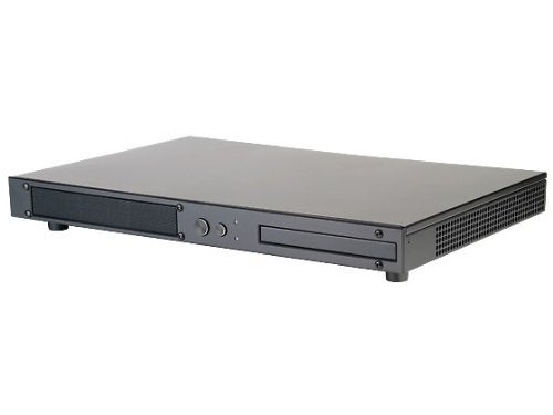 SilverStone مركز وسائط سيلفرستون تيك رفيع Mini-ITX للوحة الأم إنتل DH61AG مع علبة ODD رفيعة، أسود PT12B - Image 3