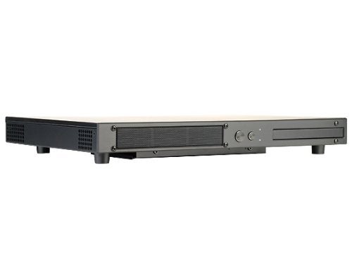 SilverStone مركز وسائط سيلفرستون تيك رفيع Mini-ITX للوحة الأم إنتل DH61AG مع علبة ODD رفيعة، أسود PT12B - Image 2