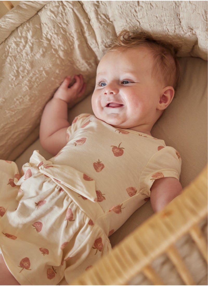 Dirkje Strawberry Print Dress - Image 1