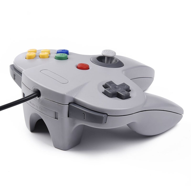 SAFFUN Classic N64 Controller, N64 Wired USB PC Game pad Joystick, N64 Bit USB Wired Game Stick Joy pad Controller for Windows PC MAC Linux Raspberry Pi 3 Sega Genesis Higan (Grey) - Image 3
