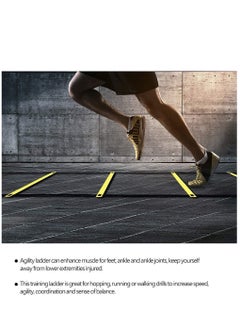KASTWAVE Agility Ladder, Footwork Speed Training Drill Ladder, Agility Training Speed 8 Rung 13ft for Soccer, Football, Sports Training, Speed Agility Flexibility Ladder with Carrying Bag  - Image 5